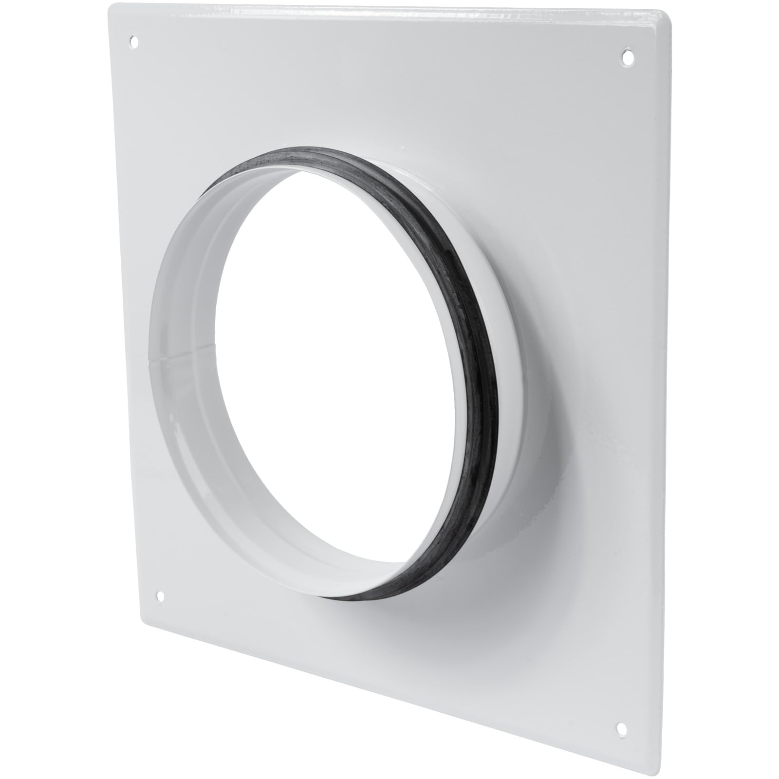 White Duct Connector Flange - 6 Inch Ducting