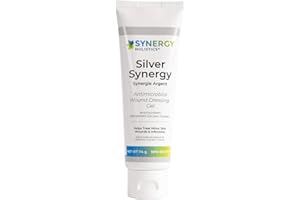 Synergy Holistics - Silver Synergy | Premium Patented Nano Silver Gel | Antimicrobial Wound Dressing Gel | Helps Treat Minor 