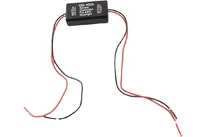 Flash Strobe Controller, Brake Lights Strobe Controller Plastic LED Flash Control Module GS-100A 12-24VDC