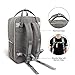 Vogshow Diaper Bag Backpack, Double Layer Waterproof Baby Bags, Large Travel Multifunction Waterproof Baby Nappy Changing Bag for Dad Mom with Insulated Pockets(Grey)