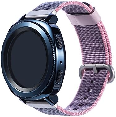 Cumeou Gear Sport/S2 Classic Band, Nylon Replacement Bands 20mm Quick Release Breathable Bracelet Strap for Samsung Gear S2 Classic SM-R732/Gear Sport/Garmin vivoactive3/vivomove HR/Huawei Watch2