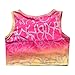 PGXT Girls 3 Pcs Mermaid Tail Rainbow Bathing Suit Swimwear Pink 140CM