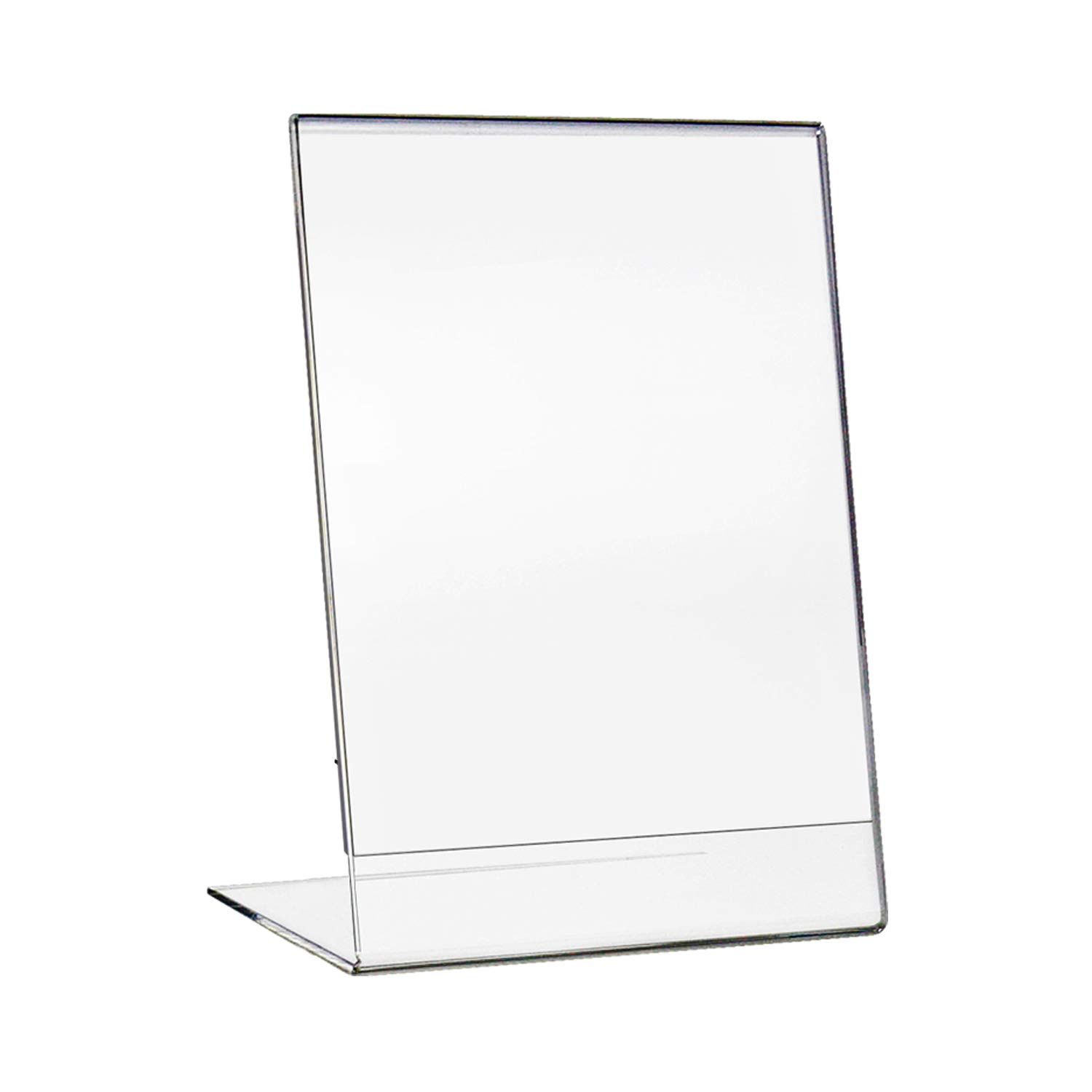 HMF 46930 Acrylic Menu Holder inclined | DIN A6 Portrait Format | Transparent — image 1