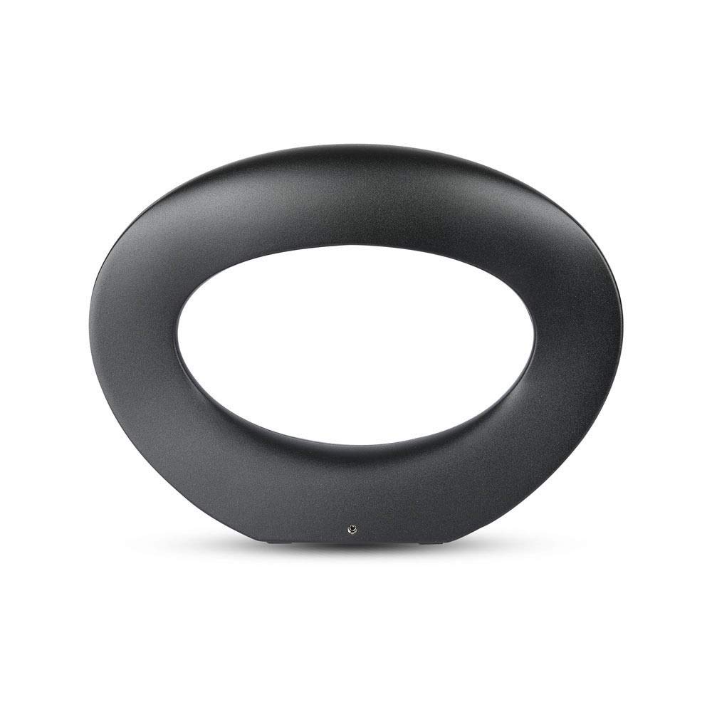 V-TAC Fancy Modern Outdoor Wall Lamp - Black Body - IP65 Waterproof - Sensor Compatible 3000K Warm White - for Patios, Halls, Facades VT-811-B