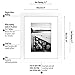 Americanflat 8x10 Picture Frame with Shatter-Resistant Glass - Use as 5x7 Frame with Mat or Display 8x10 Photo Without Mat - Signature Collection - Picture Frames for Tabletop and Wall Display - White
