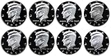 2000-2007 S Kennedy Half Dollars Gem Proof Run 8 Coins US Mint Decade Lot Complete 2000's Set
