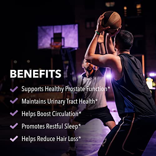 Saw Palmetto with Melatonin for Sleep & Prostate Supplement Saw