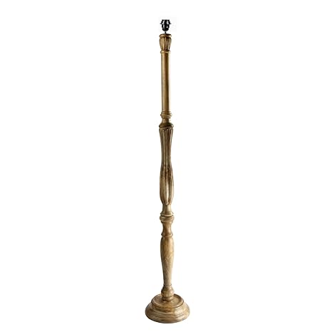 Wooden Floor Stand Only Mango Wood Handmade Standing Lamp Base