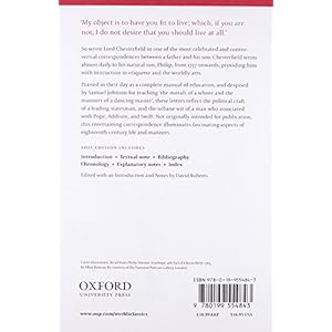 Lord Chesterfield's Letters (Oxford World's Classics)