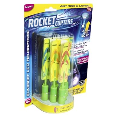 Rocket Copters – The Amazing Slingshot LED Helicopters – As Seen on TV