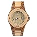 Maui Kool Wooden Watch Lahaina Collection for Men Women Unisex Analog Wood Watch Bamboo Box (2A - Maple and Zebrawood)
