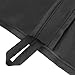 HANGERWORLD Super Strong Waterproof Black Nylon Suit Cover Bag - 44