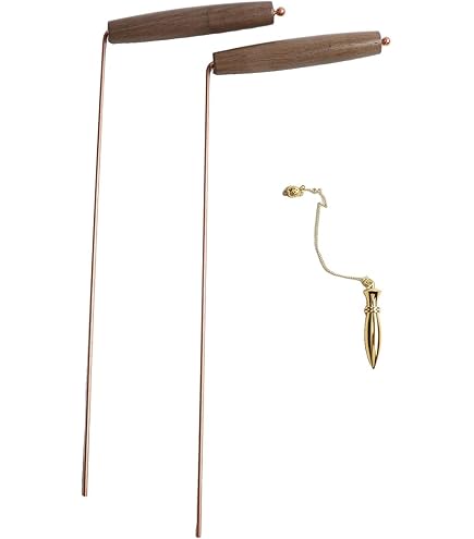 2pcs 100% Copper Dowsing Rods - Standard & Custom Sizes - Handmade Divination Rod With Copper Handles - View #8