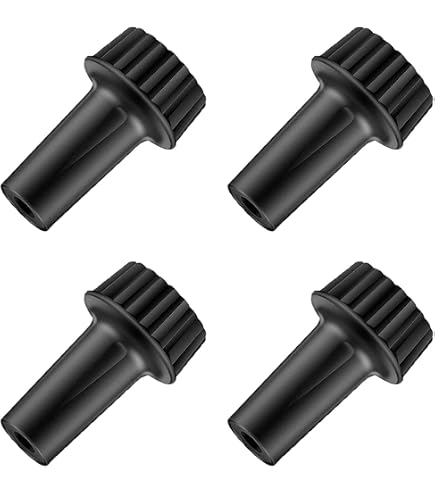 PENCK 6-Pack Lamp Socket Knob Replacement – Chrome, 20mm Length, On/Off Twist Key For Table & Floor Lamps
