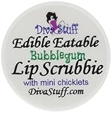 Bubblegum with Mini Chicklets Lip Scrubbie by Diva Stuff - 1/4 ounce