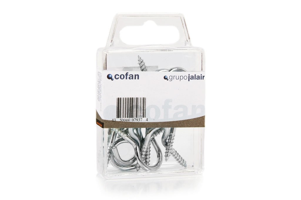 CoFan 01081850 A – Pack of 8 hembrillas Open (Zinc, 18 x 50 mm)