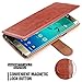 Galaxy S6 Edge Plus Case,Mulbess [Layered Dandy][Vintage Series][Coffee Brown] - [Ultra Slim][Wallet Case] - Premium Leather Flip Cover With Credit Card Slot for Samsung Galaxy S6 Edge+