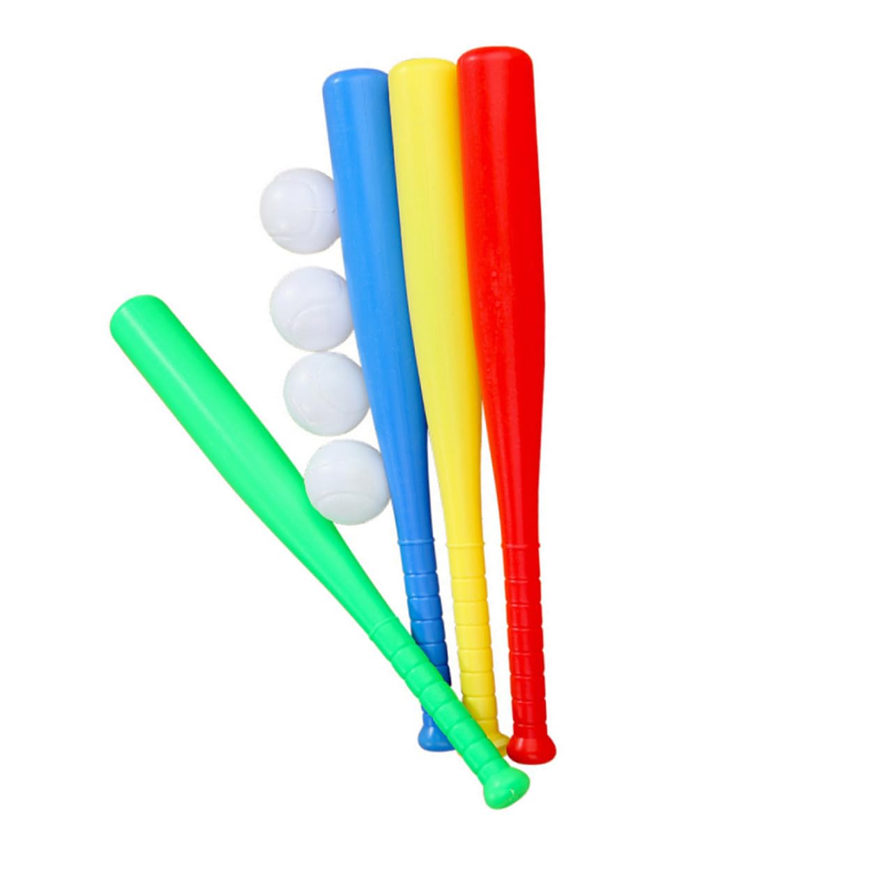 Gatuida Plastic Baseball Bat Kit: Boys and Girls Baseball Toy Set Bat Ball Game Fun Educational Toys for Kids Toddlers Random Color