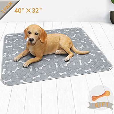 Niubya Washable Dog Pee Pads Waterproof Reusable Puppy Pad Super