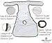 Pet Parents® Washable Dog Diapers (3pack) + Extendrs® of Durable Doggie Diapers, Premium Dog Diapers Female (Medium, Natural)