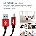 Tenfly Premium 2M 6ft High Speed Micro USB Cables Strong material Braided Tangle-Free Charge & Sync Cords for Samsung / HTC / GPS / MP3 / Bluetooth and All Micro USB (Micro USB)