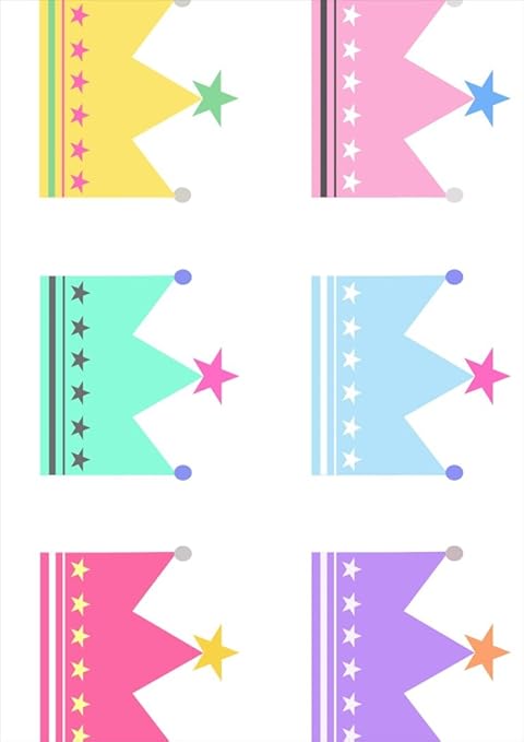 Amazon ポスター ウォールステッカー シール式ステッカー 飾り 3 254 六つ切り 写真 フォト 壁 インテリア おしゃれ 剥がせる Wall Sticker Poster P2lwsxxxxx 0073 Ds その他 王冠 クラウン カラフル イラスト ウォールステッカー オンライン通販