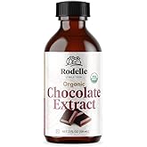 RODELLE Organics Pure Chocolate Extract, 2 Fl Oz