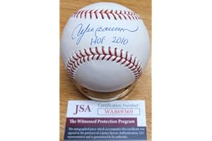 MAIN LINE AUTOGRAPHS Autographed Andre Dawson "HOF 2010" Official Rawlings Major League Baseball - JSA COA
