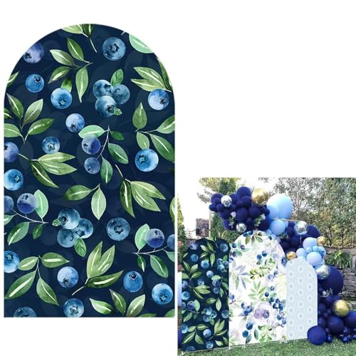 AOSTO Blueberry Arch Backdrop Cover