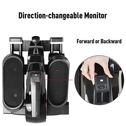 JOROTO Desk Elliptical Mini Stepper - Under Desk Elliptical Steppers for Exercise, Desk Pedal Exerciser with Unique Design - Thumbnail 5