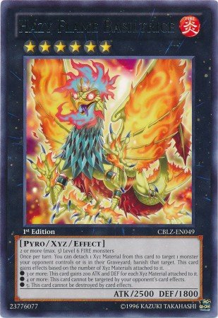 Yu-Gi-Oh! - Hazy Flame Basiltrice (CBLZ-EN049) - Cosmo Blazer - 1st Edition - Rare
