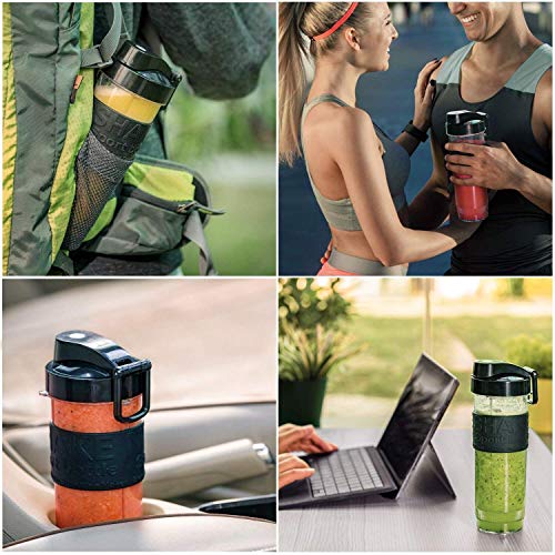 Personal Blender Smoothie Blender for Shakes and Smoothies, 24000 RPM High-Speed Mixer/Grinder System with 20 oz Sport Bottle & Travel Lid and Safe Lock, 300W, BPA-Free Willsence
