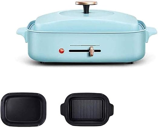 Amazon Com Zldgyg Grill Pot Skillet Multifunctional Cooking Pot Electric Cooker Hot Pot Barbecue One Household Net Red Electric Hot Pot One Pot Multi Purpose Color B Kitchen Dining