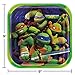 Teenage Mutant Ninja Turtles Theme Plates and Napkins Serves 16 with Birthday Candles