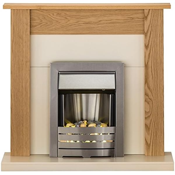 Adam Southwold Fireplace Suite In Oak With Blenheim Electric Fire