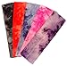 Kenz Laurenz Cotton Lycra Tie Dye Stretch Headbands 5 Pack - Cotton Stretch Headbands