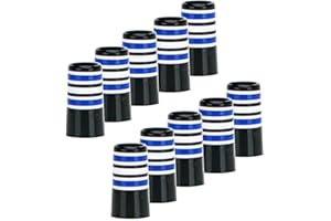 DONGKER Golf Iron Ferrules,10 PCS Golf Club Ferrules Golf Sleeve Ferrule Compatible 0.370'' Parallel Shaft