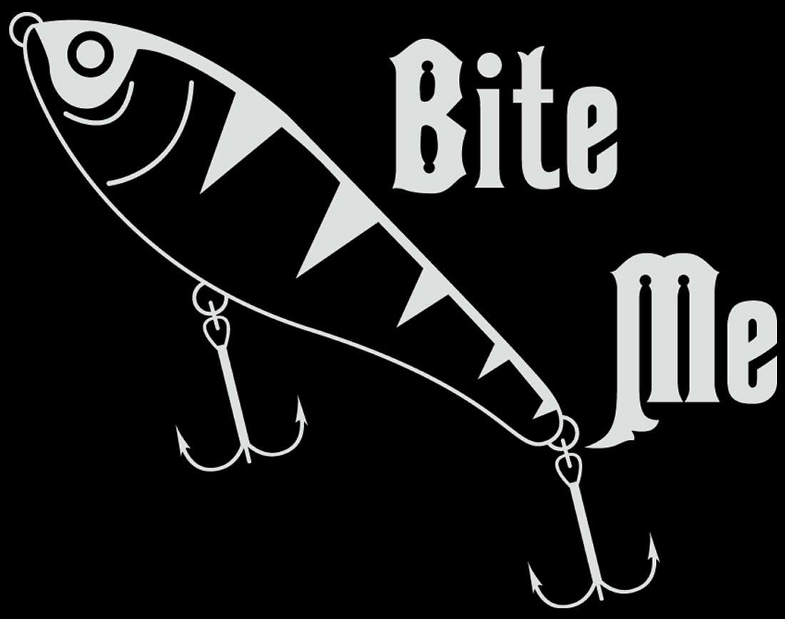 Lifestyle Graphix Bite Me - Fishing Lure auto truck window decal