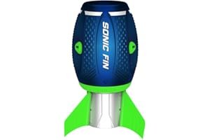 Aerobie Sonic Fin Football, Aerodynamic Russel Wilson Foam Football Toy, Outdoor Games for Kids and Adults Aged 8 and Up