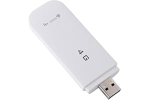 Generic 4G LTE USB Wireless Adapter Lightweight Portable Modem Stick for Internet Access Anytime, Sharing Function for Family