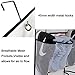 MISSLO Over The Door Hanging Pantry Closet Accessories Organizer 15 Mesh Pockets, 2 Pack