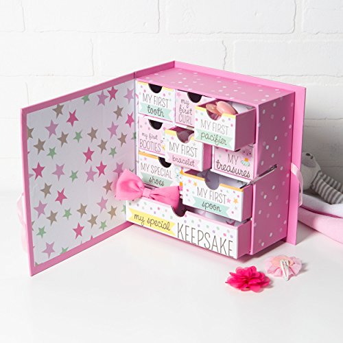 baby milestone keepsake storage box