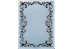 KWELLAM Leaves Frame Plastic Embossing Folders for Card Making Scrapbooking and Other Paper Crafts 21040510