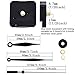 Mudder Quartz Clock Movement Kit for Replacement, 1/ 5 Inch Maximum Dial Thickness, 17/ 25 Inch Total Shaft Length