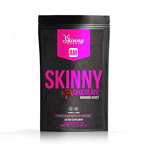 Skinny Bunny AM Tea Weight Loss & Detox Tea: Manage Weight, Support Immune System, Healthy Cleanse & Promote Health with Antioxidants (Chocolate Tea AM - 14 Day Supply)
