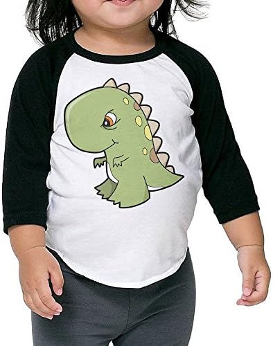Saroyan Tea-Rex Funny Dinosaur Baby Raglan T-Shirts Baseball Tee 3/4 Sleeve 3 Toddler