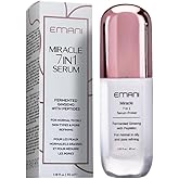 Emani Miracle 7-in-1 Primer and Serum for Face with Ginseng, Hyaluronic Acid, Silicone Free for Sensitive Skin, Pore-Minimizing, Brightening, Smoothing Makeup Base