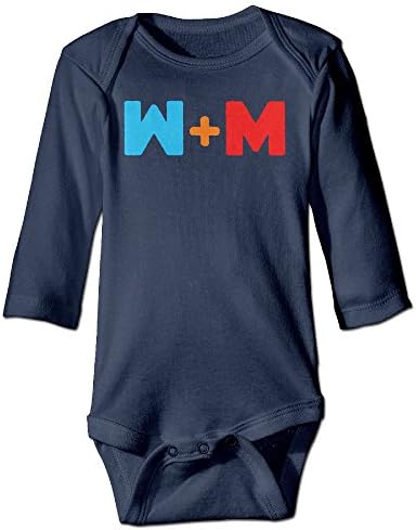 ZHEME Walk The Moon Band Logo Long Sleeve Romper Outfits For 6-24 Months Infant