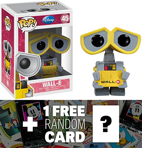 Wall-E: Funko POP! x Disney Pixar Wall-E Vinyl Figure + 1 FREE Classic Disney Trading Card Bundle [27913]