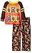 Scooby Doo Boys' Little 2-pc Pajama Set, Long Sleeve Top with Pant, Brown, 2T